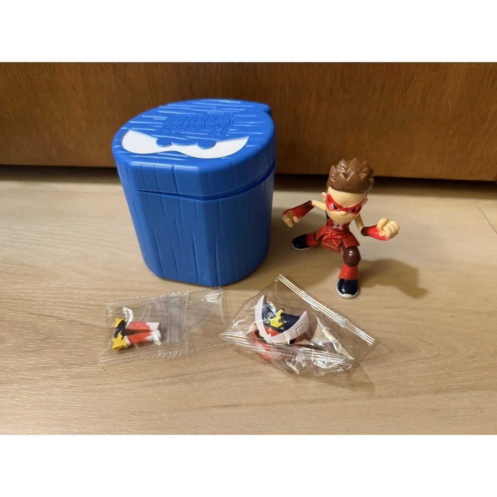 Ninja Kidz Shadow Masters Mystery Figure Series 2, Mystery Opened Red